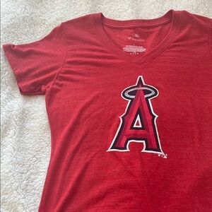 Fanatics Angles Red Graphic Tee